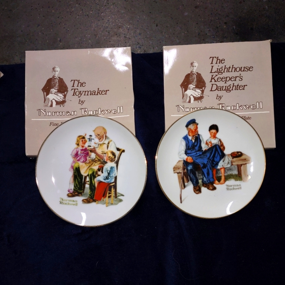 1984 Norman Rockwell Collectible Plates